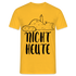 Katze Mittelfinger NICHT HEUTE Lustiges T-Shirt - Gelb