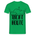Katze Mittelfinger NICHT HEUTE Lustiges T-Shirt - Kelly Green