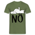 Katze Mittelfinger NÖ Lustiges T-Shirt - Militärgrün