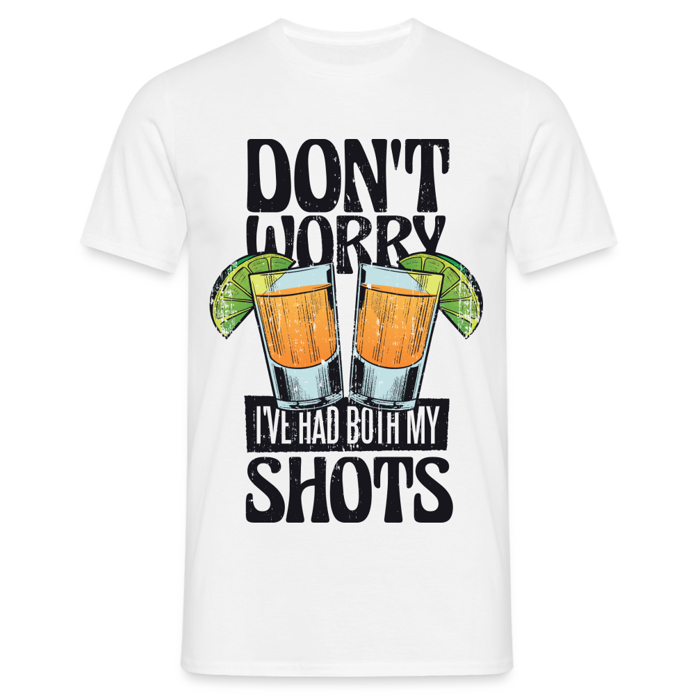 Sommer Shirt Cocktail Shot Cheers T-Shirt - weiß