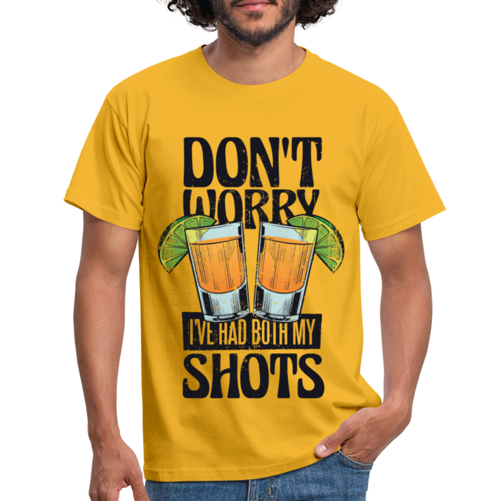 Sommer Shirt Cocktail Shot Cheers T-Shirt - Gelb