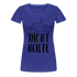Katze Mittelfinger NICHT HEUTE Lustiges Frauen Premium T-Shirt - Königsblau