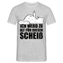 Katze Mittelfinger Ich werd zu alt für diesen Scheiß Lustiges T-Shirt - Grau meliert