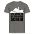 Katze Mittelfinger Ich werd zu alt für diesen Scheiß Lustiges T-Shirt - Graphit