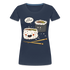 Sushi Liebhaber Naked Sushi Kawaii Lustiges Frauen Premium T-Shirt - Navy