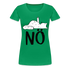 Katze Mittelfinger NÖ Lustiges Frauen Premium T-Shirt - Kelly Green