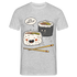 Sushi Liebhaber Naked Sushi Kawaii Lustiges T-Shirt - Grau meliert