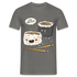 Sushi Liebhaber Naked Sushi Kawaii Lustiges T-Shirt - Graphit