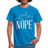 Katze Mittelfinger Nein NOPE Lustiges T-Shirt - Royalblau