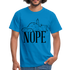 Katze Mittelfinger Nein NOPE Lustiges T-Shirt - Royalblau