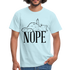 Katze Mittelfinger Nein NOPE Lustiges T-Shirt - Sky