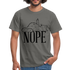 Katze Mittelfinger Nein NOPE Lustiges T-Shirt - Graphit