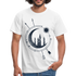 Natur Mond Geometrisch T-Shirt - weiß