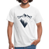 Berge Natur Geometrisch T-Shirt - weiß