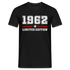 60. Geburtstag Geschenk T-Shirt Geboren 1962 Limited Edition - Schwarz