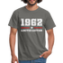 60. Geburtstag Geschenk T-Shirt Geboren 1962 Limited Edition - Graphit