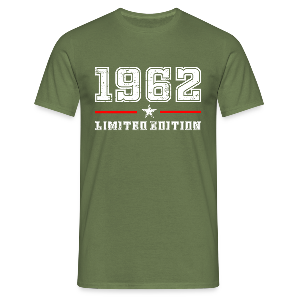 60. Geburtstag Geschenk T-Shirt Geboren 1962 Limited Edition - Militärgrün