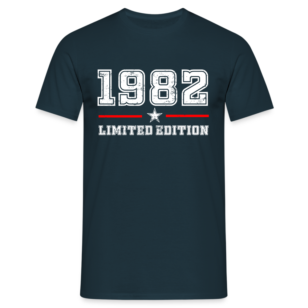 40. Geburtstag Geschenk T-Shirt Geboren 1982 Limited Edition - Navy