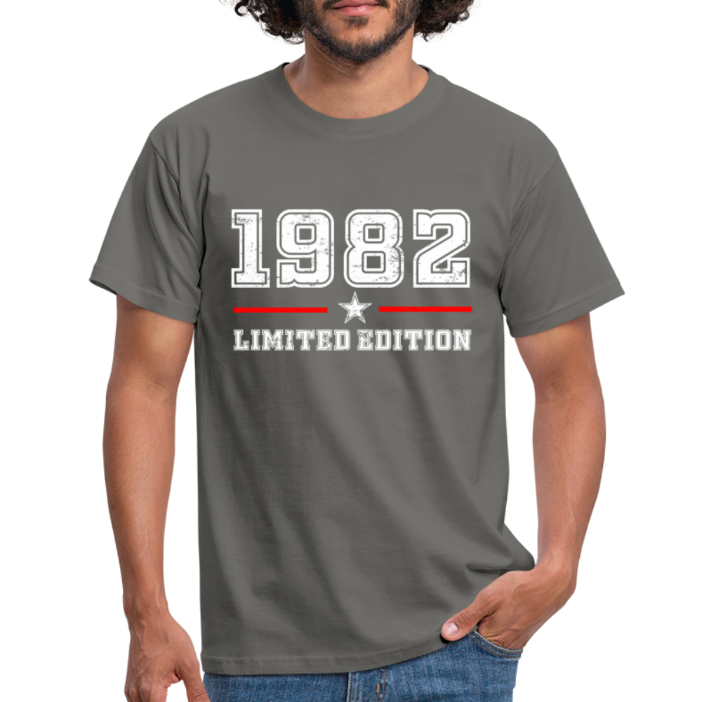 40. Geburtstag Geschenk T-Shirt Geboren 1982 Limited Edition - Graphit