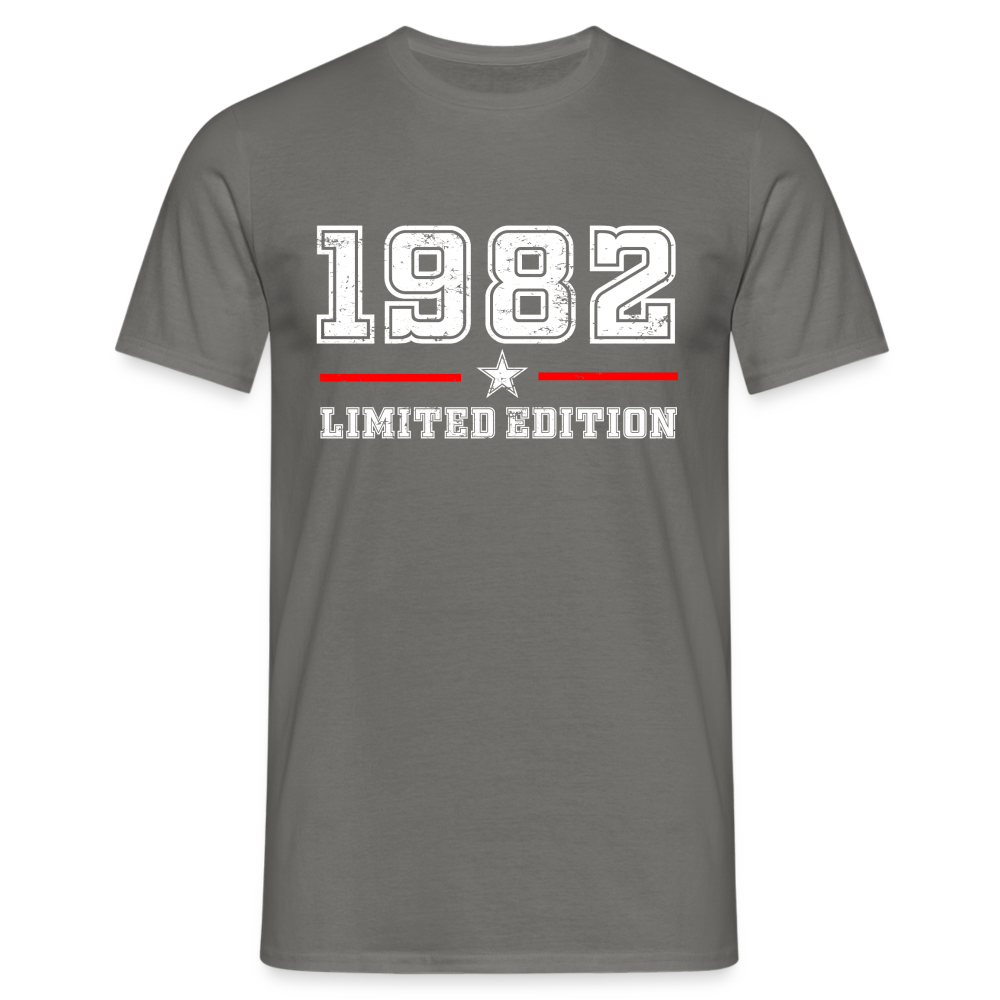 40. Geburtstag Geschenk T-Shirt Geboren 1982 Limited Edition - Graphit