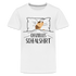Hund im Bett Offizielles Schlafshirt Lustiges Teenager Premium T-Shirt - weiß