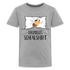 Hund im Bett Offizielles Schlafshirt Lustiges Teenager Premium T-Shirt - Grau meliert