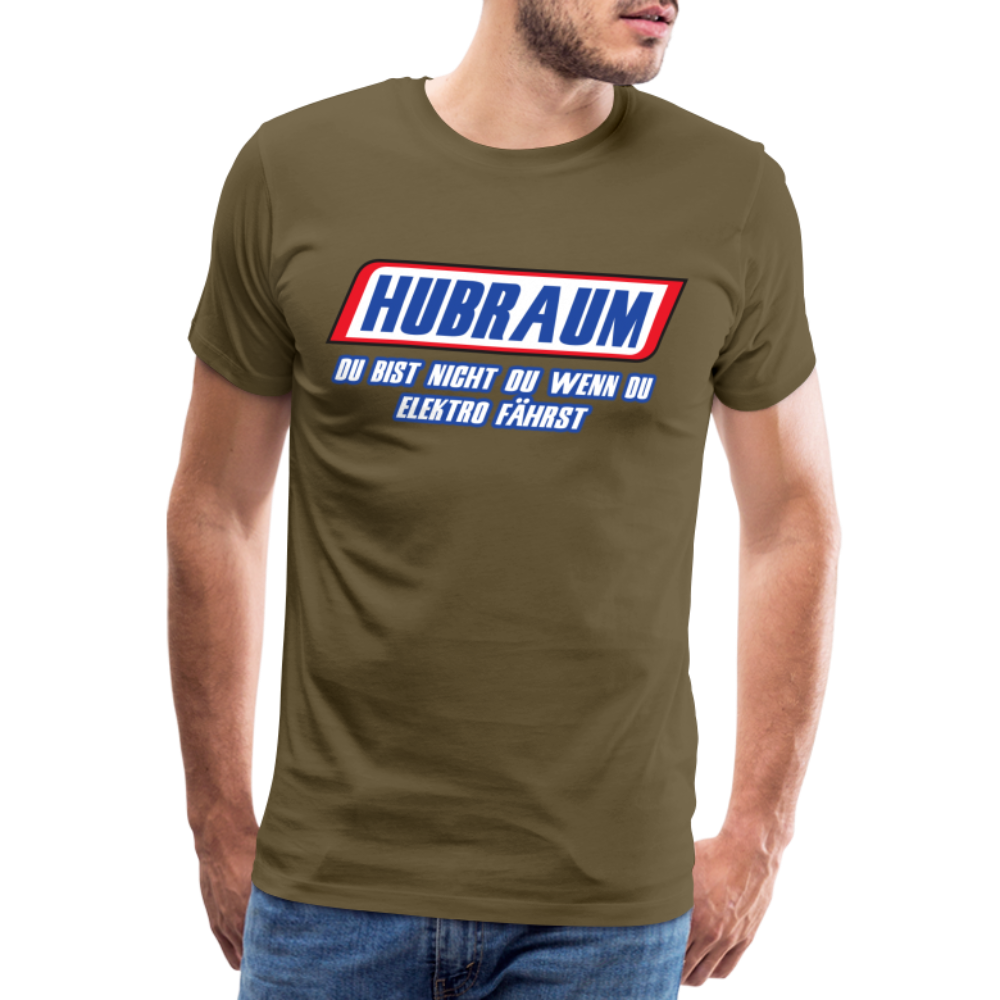 Mechaniker Shirt Hubraum du bist nicht du wenn du Elektro fährst T-Shirt - Khaki