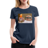Holy Aperoli Shirt Lustiges Papst Meme Frauen Premium T-Shirt - Navy