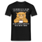 Kaffee Shirt Katze - Fass meinen Kaffee nicht an Lustiges T-Shirt - Schwarz