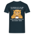 Kaffee Shirt Katze - Fass meinen Kaffee nicht an Lustiges T-Shirt - Navy