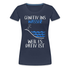 Lehrer Genitiv ins Wasser weil es Dativ ist Grammatik Witz Frauen Premium T-Shirt - Navy