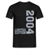 18. Geburtstag Shirt Limited Edition 2004 Riffelblech Geschenk T-Shirt - Schwarz