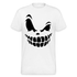 Halloween Shirt Kürbis Gesicht Lustiges Kostüm T-Shirt - weiß