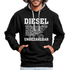 Diesel statt Elektro Hoodie Diesel Unbezahlbar Lustiger Hoodie - Schwarz/Grau meliert