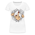 Mittelfinger Shirt Der Super Mittelfinger Lustiges Frauen Premium T-Shirt - weiß