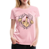 Mittelfinger Shirt Der Super Mittelfinger Lustiges Frauen Premium T-Shirt - Hellrosa
