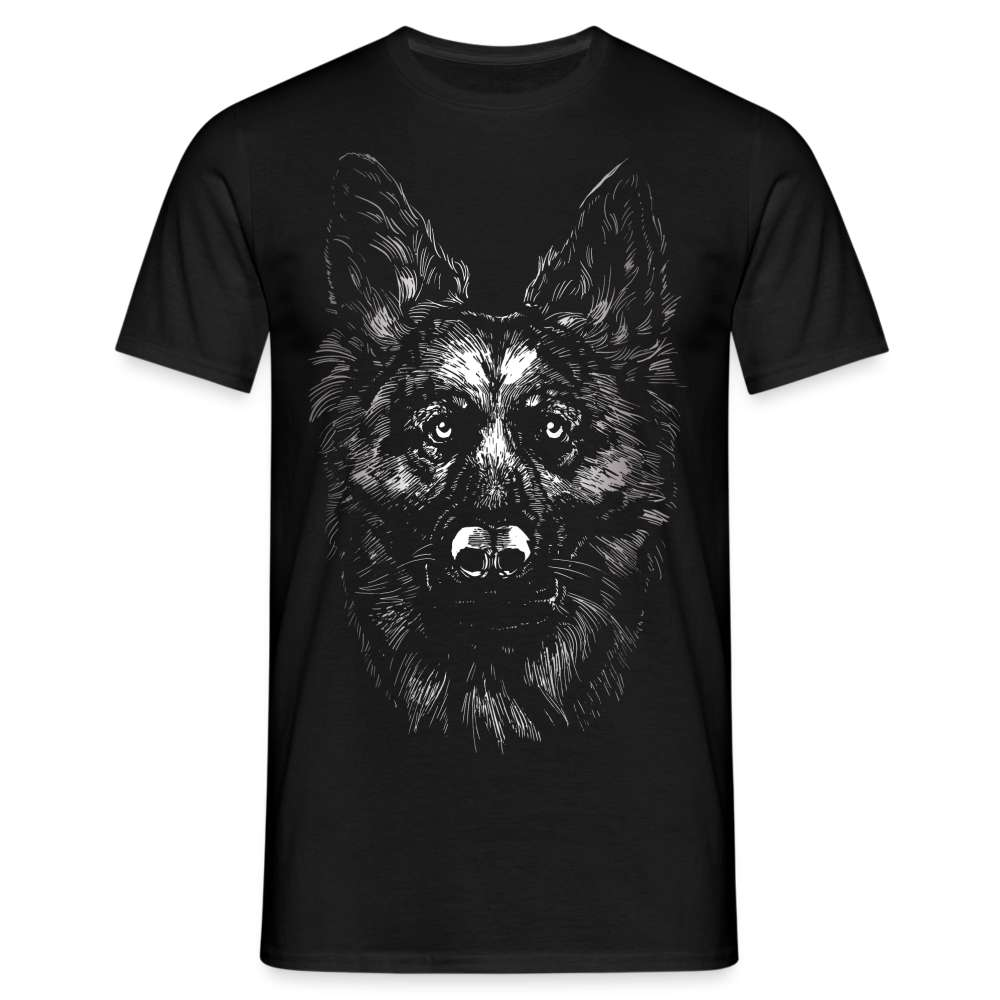 Deutscher Schäferhund Hundeliebhaber Geschenk T-Shirt - Schwarz