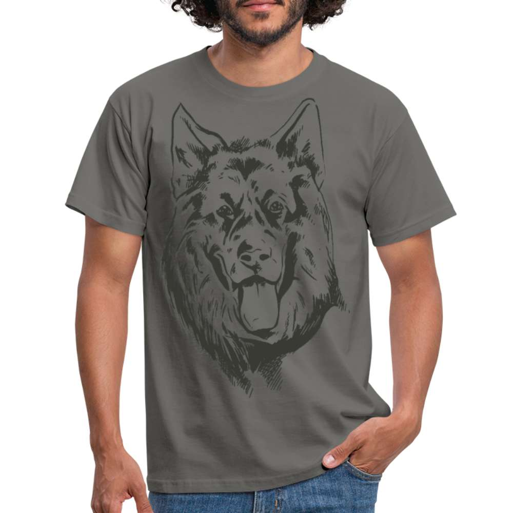 Hunde Deutscher Schäferhund Hundeliebhaber Geschenk T-Shirt - Graphit