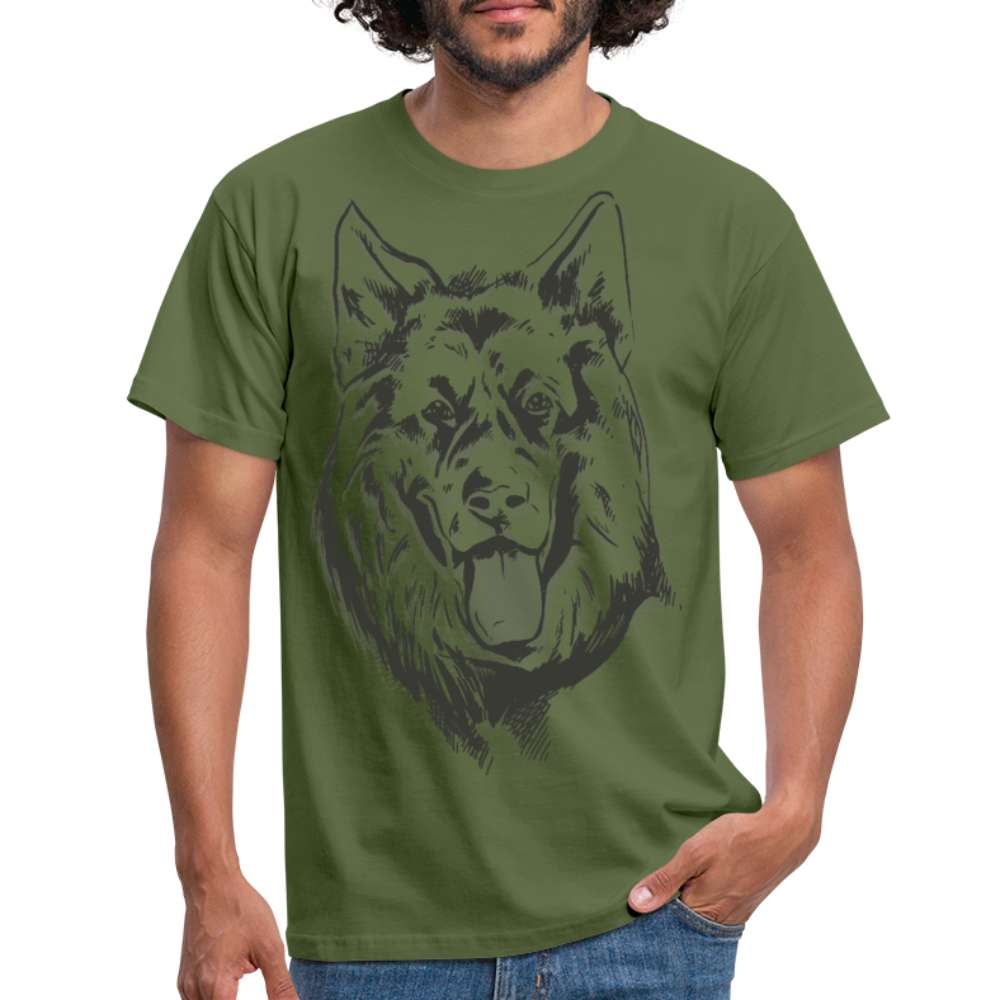 Hunde Deutscher Schäferhund Hundeliebhaber Geschenk T-Shirt - Militärgrün