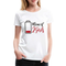 Mama Akku Shirt - Mutter von 2 Mädchen - Mom of 2 Girls Premium T-Shirt - weiß