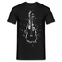 Gitarrist E-Gitarre aus Noten T-Shirt - Schwarz