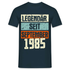 Geburtstags Shirt Legendär seit September 1985 Geschenk T-Shirt - Navy