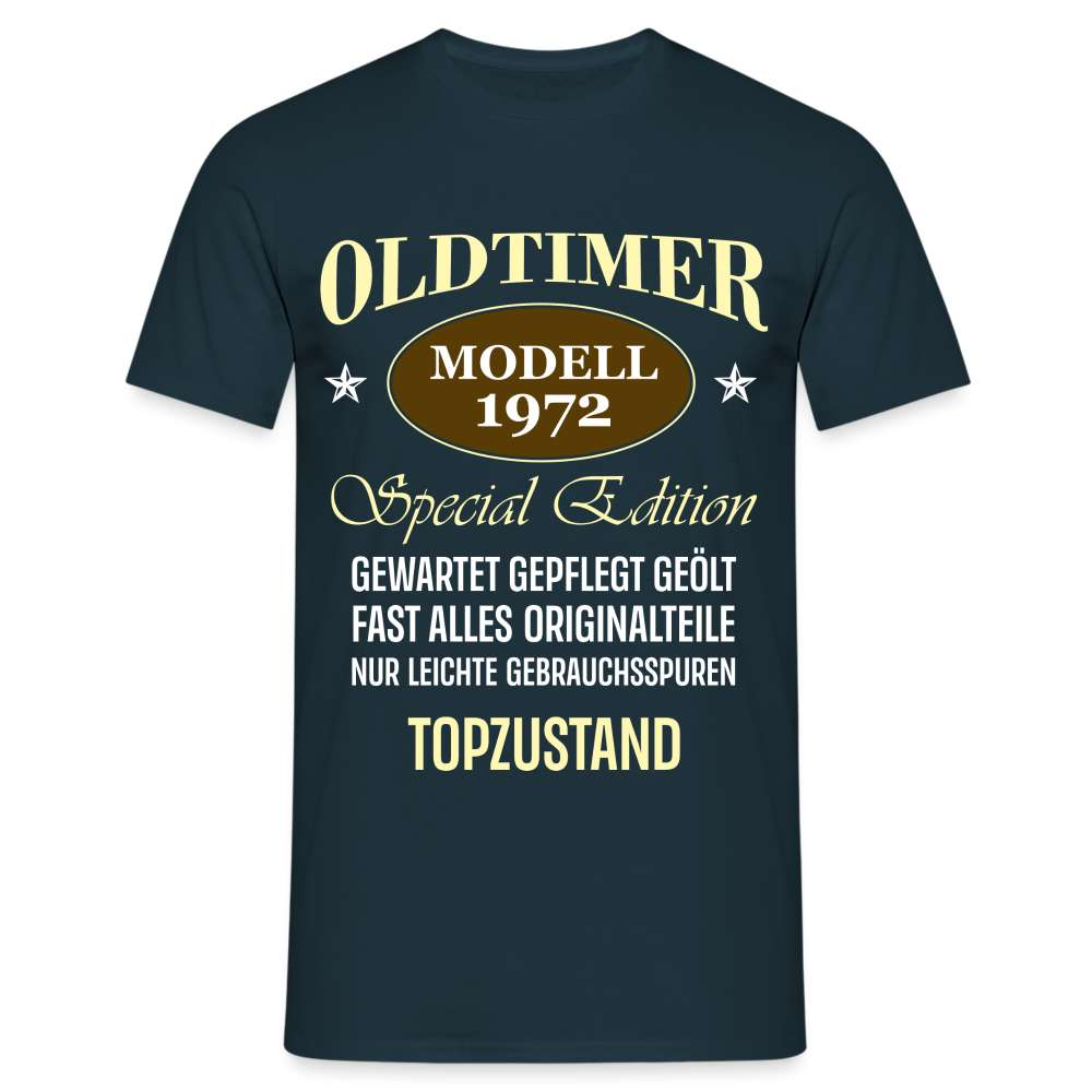 50. Geburtstag Oldtimer Modell 1952 Geschenk T-Shirt - Navy