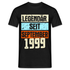 Geburtstags Shirt Legendär seit September 1999 Geschenk T-Shirt - Schwarz