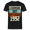 30. Geburtstags Shirt Legendär seit September 1992 Geschenk T-Shirt - Schwarz