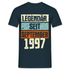 Geburtstags Shirt Legendär seit September 1997 Geschenk T-Shirt - Navy