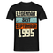 Geburtstags Shirt Legendär seit September 1995 Geschenk T-Shirt - Schwarz