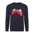 Gaming Shirt Game Controller Game Pad Lustiges Geschenk Pullover - Navy