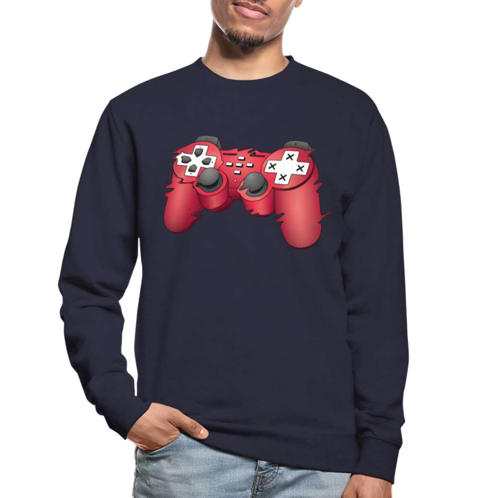 Gaming Shirt Game Controller Game Pad Lustiges Geschenk Pullover - Navy