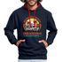 Alter Mann mit Camper Wohnmobil Womo Lustiger Hoodie - Navy/Rot